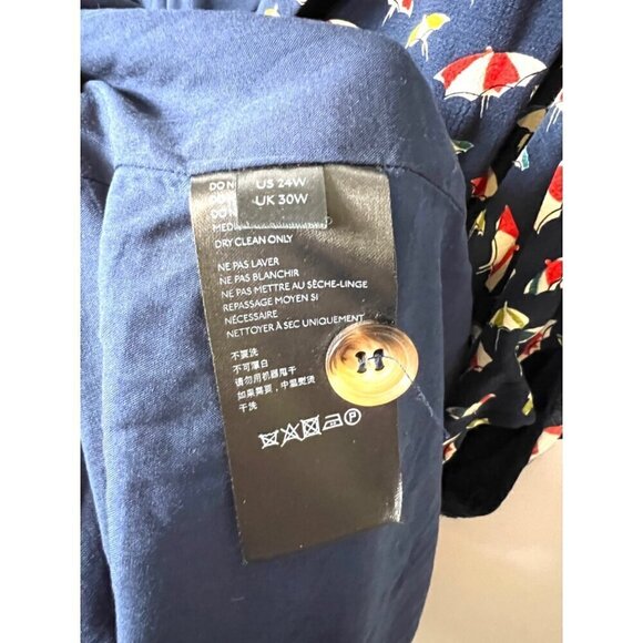 Maeve by Anthropologie umbrella print dress with pockets plus size 24 - Picture 9 of 13